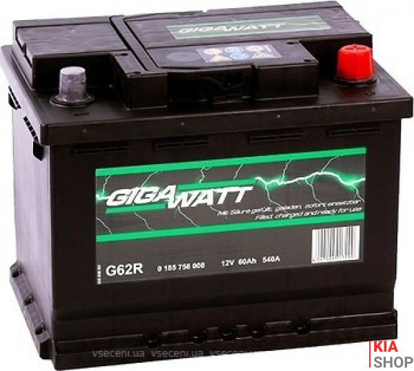 Акумуляторная батарея  GIGAWATT ПРАВ [+] 12V 60AH 540A 242*175*190